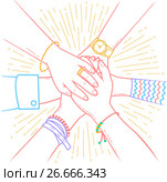 Concept of a successfully concluded transaction i. Стоковая иллюстрация, иллюстратор Седых Алена / Фотобанк Лори