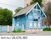 Погодинская изба. Погодинская улица, 12 а. Москва (2017 год). Редакционное фото, фотограф E. O. / Фотобанк Лори