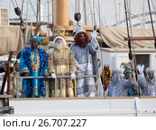 Magi arriving in port (2017 год). Редакционное фото, фотограф Яков Филимонов / Фотобанк Лори