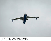 Российский самолет-амфибия (летающая лодка), Бе-200ЧС для тушения пожаров. (2017 год). Редакционное фото, фотограф Free Wind / Фотобанк Лори