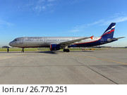Самолет Aeroflot - Russian Airlines Airbus A321-211 "N. PIROGOV" (бортовой номер VQ-BED) в аэропорту Шереметьево. Москва (2017 год). Редакционное фото, фотограф Алексей Гусев / Фотобанк Лори