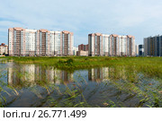 Многоквартирные жилые дома на Союзном проспекте, 6, 8. Санкт-Петербург (2017 год). Стоковое фото, фотограф Александр Щепин / Фотобанк Лори