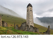 Эрзи, Ингушетия. Стоковое фото, фотограф Ирина Яровая / Фотобанк Лори