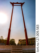 The giant swing, Sao Ching Cha, in Bangkok. Стоковое фото, фотограф Роман Гадицкий / Фотобанк Лори