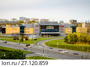 Москва, торгово-развлекательный центр "Гудзон" (2017 год). Редакционное фото, фотограф glokaya_kuzdra / Фотобанк Лори