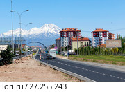 Вулкан Хасан. Аксарай. Центральная Турция (2015 год). Редакционное фото, фотограф Сергей Афанасьев / Фотобанк Лори