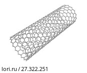 Carbon 3d nanotubes molecular structure. Стоковая иллюстрация, иллюстратор EugeneSergeev / Фотобанк Лори