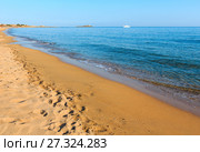 Isola delle Correnti Capo Passero beach (2017 год). Стоковое фото, фотограф Юрий Брыкайло / Фотобанк Лори