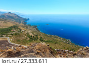 Tyrrhenian sea coast near Maratea, Italy (2017 год). Стоковое фото, фотограф Юрий Брыкайло / Фотобанк Лори