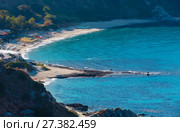 Tyrrhenian sea landscape, Calabria, Italy (2017 год). Стоковое фото, фотограф Юрий Брыкайло / Фотобанк Лори