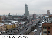 Москва. Центральный административный округ (ЦАО). Большой Краснохолмский мост (2018 год). Редакционное фото, фотограф Сергей Крамарев / Фотобанк Лори