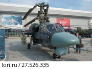 Новый российский корабельный вертолет Ка-52К (по кодификации НАТО Hokum B) на Международном военно-техническом форуме Армия-2017. Редакционное фото, фотограф Малышев Андрей / Фотобанк Лори