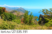 Ruins of the original settlement of Maratea. italy (2017 год). Стоковое фото, фотограф Юрий Брыкайло / Фотобанк Лори