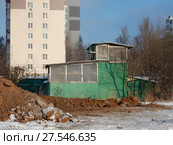 Голубятния. Вербная улица. Район Метрогородок. Город Москва (2018 год). Стоковое фото, фотограф lana1501 / Фотобанк Лори