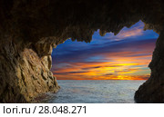Grottos at coast. Стоковое фото, фотограф Яков Филимонов / Фотобанк Лори