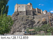 Крепость Хертвиси в южной Грузии (2013 год). Стоковое фото, фотограф Олег Хархан / Фотобанк Лори