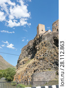 Крепость Хертвиси в южной Грузии (2013 год). Стоковое фото, фотограф Олег Хархан / Фотобанк Лори