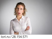 Young business woman. Стоковое фото, фотограф Типляшина Евгения / Фотобанк Лори