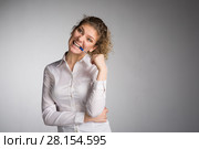 Young business woman. Стоковое фото, фотограф Типляшина Евгения / Фотобанк Лори