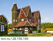 Парк цветов в Дубае (Dubai Miracle Garden). Объединённые Арабские Эмираты (2014 год). Редакционное фото, фотограф Сергей Афанасьев / Фотобанк Лори