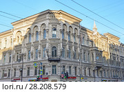 Санкт-Петербург, улица Пестеля, дом 14. Дом Косиковского - доходный дом А. М. Тупикова. Детали архитектуры (2018 год). Редакционное фото, фотограф Овчинникова Ирина / Фотобанк Лори