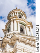 Колокольня Церкви Святого Мартина Исповедника, улица Солженицына, д. 15. Фрагмент (2015 год). Стоковое фото, фотограф Алёшина Оксана / Фотобанк Лори
