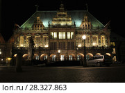 Бременская ратуша. Германия, Бремен (2012 год). Стоковое фото, фотограф Яковлев Сергей / Фотобанк Лори