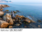 Живописный вид на черное море, Анапа, Россия (2018 год). Стоковое фото, фотограф Иванов Алексей / Фотобанк Лори