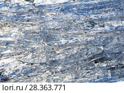 Background, texture - wavy surface of melting ice on the skylight. Стоковое фото, фотограф Евгений Харитонов / Фотобанк Лори