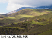 Ингушетия. Боевые башни (2018 год). Редакционное фото, фотограф Литвяк Игорь / Фотобанк Лори