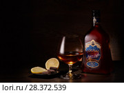 Cognac Jacques Laffitte XO Superior (2018 год). Редакционное фото, фотограф Мельников Дмитрий / Фотобанк Лори