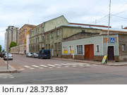 Советская улица. Выборг, Ленинградская область (2017 год). Редакционное фото, фотограф Александр Щепин / Фотобанк Лори
