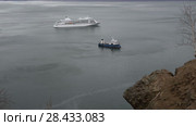Круизный лайнере Silver Shadow (2018 год). Редакционное видео, видеограф А. А. Пирагис / Фотобанк Лори