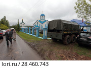 Великое освящение храмового комплекса в деревне Артемово Пушкинского района (2018 год). Редакционное фото, фотограф Дмитрий Неумоин / Фотобанк Лори