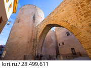 Segorbe Castellon Torre del Verdugo and medieval Muralla in Spain Valencian Community (2013 год). Стоковое фото, фотограф Tono Balaguer / Ingram Publishing / Фотобанк Лори