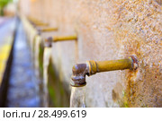 Segorbe fuente de los 50 canos fountain Castellon in Spain Valencian Community (2013 год). Стоковое фото, фотограф Tono Balaguer / Ingram Publishing / Фотобанк Лори