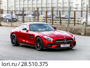 Mercedes-Benz AMG GT (2018 год). Редакционное фото, фотограф Art Konovalov / Фотобанк Лори