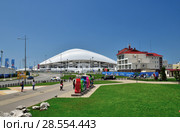 Sochi, Russia - June 2. 2018. Football stadium Fisht in Olympic Park. Редакционное фото, фотограф Володина Ольга / Фотобанк Лори