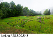 Old fortress Sarmizegetusa Regia (2017 год). Редакционное фото, фотограф Яков Филимонов / Фотобанк Лори