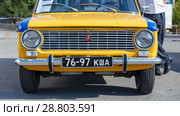 Old classic Lada car equipped for police. Стоковое фото, фотограф Акиньшин Владимир / Фотобанк Лори
