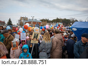 "Бессмертный полк" (2018 год). Редакционное фото, фотограф Иван Карпов / Фотобанк Лори