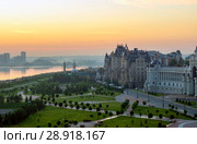 Раннее утро. Казань (2018 год). Стоковое фото, фотограф Владимир Макеев / Фотобанк Лори