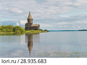 Россия, Карелия,  Кондопога.  Успенская церковь на Онеге (2015 год). Стоковое фото, фотограф Александр Циликин / Фотобанк Лори
