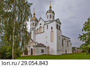 Борисоглебская церковь. Новогрудок. Беларусь (2018 год). Стоковое фото, фотограф Сергей Афанасьев / Фотобанк Лори