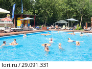 MOSCOW, RUSSIA - JULY  16, 2018 THE BASSEYN in Sokolniki. Редакционное фото, фотограф Татьяна Васильева / Фотобанк Лори