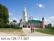 Санаксарский монастырь в Мордовии, вид с западной стороны (2014 год). Редакционное фото, фотограф Солодовникова Елена / Фотобанк Лори