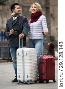 Senior couple sightseeing. Стоковое фото, фотограф Яков Филимонов / Фотобанк Лори