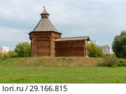 Башня Сумского острога (Моховая). Коломенское. Москва (2018 год). Редакционное фото, фотограф Александр Щепин / Фотобанк Лори