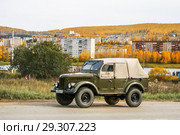 GAZ 69A (2009 год). Редакционное фото, фотограф Art Konovalov / Фотобанк Лори