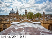 Oxford university as seen from the cupola of Sheldonian Theatre. Oxford. England (2009 год). Стоковое фото, фотограф Сергей Пристяжнюк (Serg Zastavkin) / Фотобанк Лори